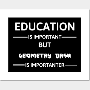 Education Is Important Geometry Dsh Posters and Art